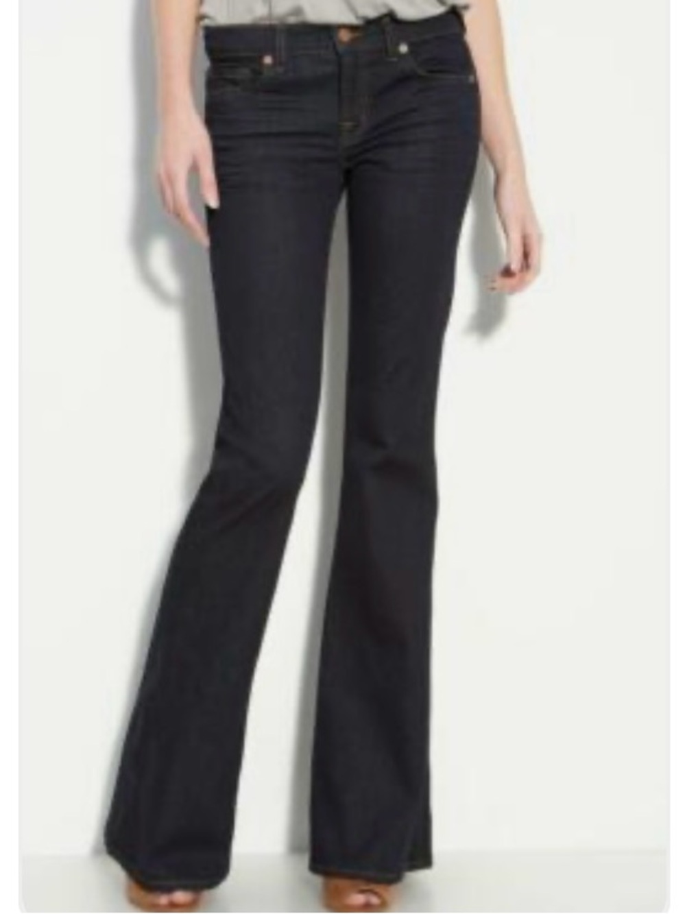J Brand Babe Jeans Starless Slim Boot Cut Mid-Rise Size 31 Flare